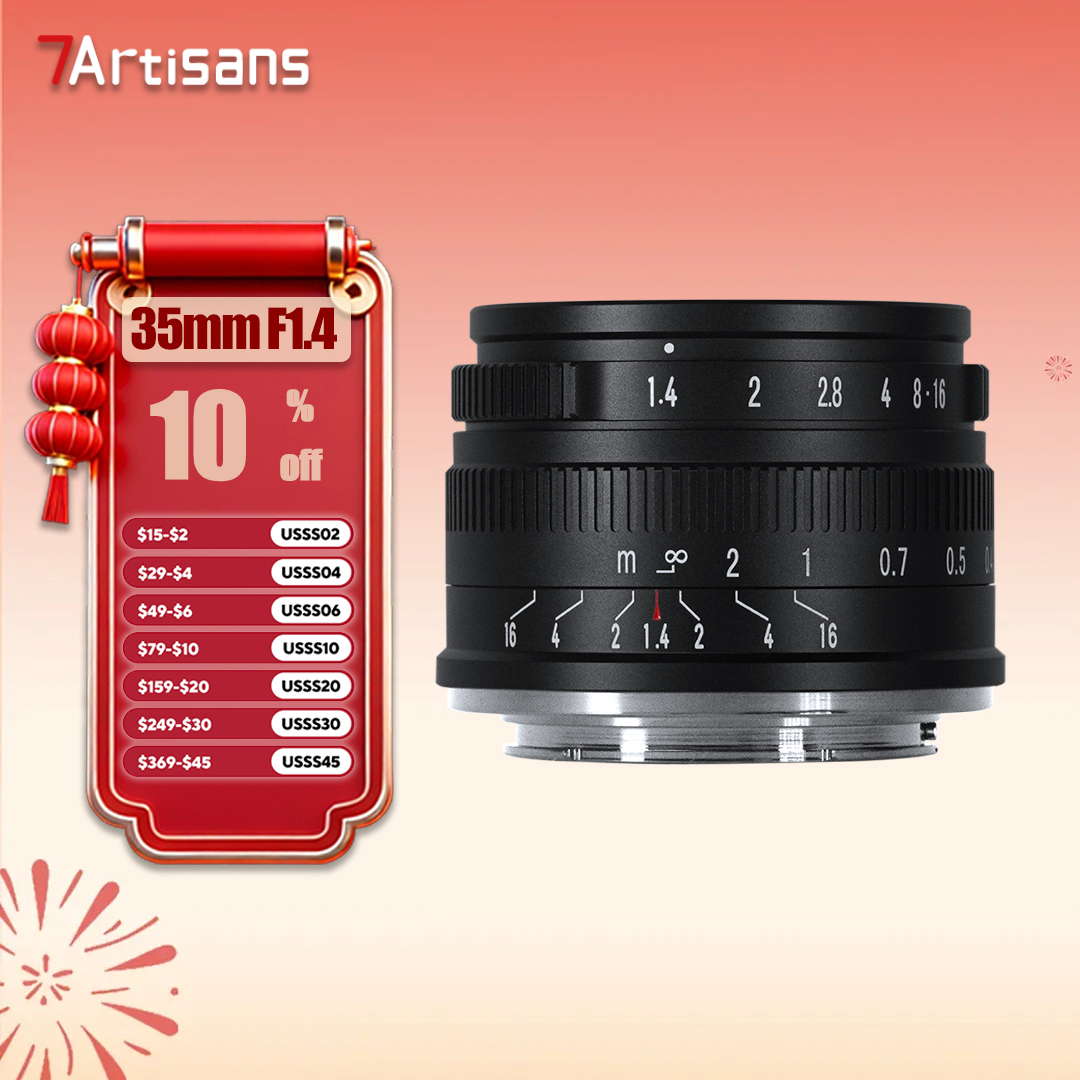 Film Camera 35Mm - 7artisans APS-C 35mm F1.4 Large Aperture