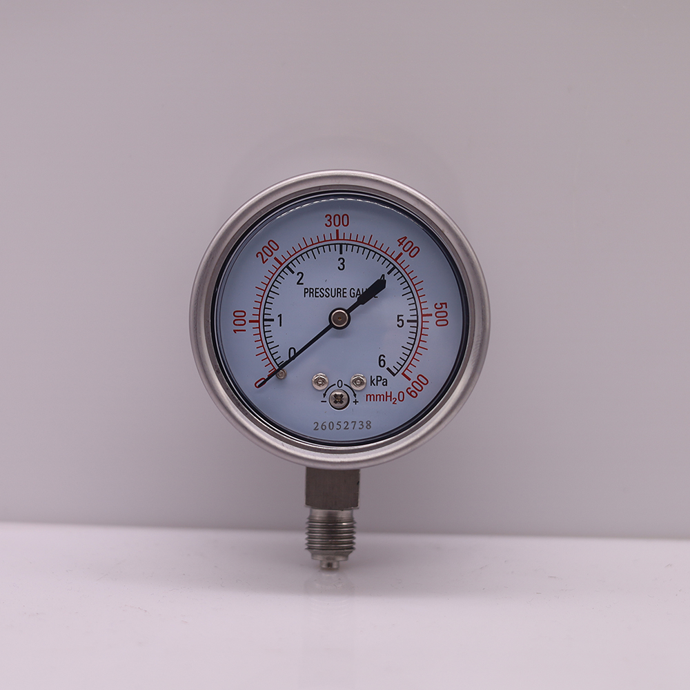 Analog Meter Gauge - Stainless steel kpa gauge pressure meter