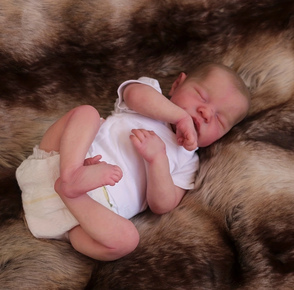 Vintage Collectible Baby Dolls - Reborn Levi Soft Vinyl 18 Inch