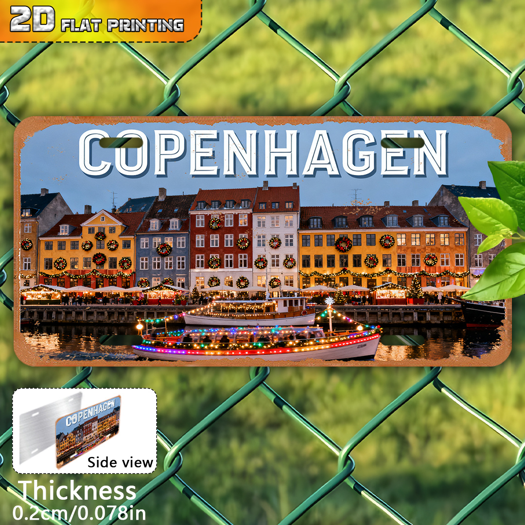 2D Flat, Copenhagen Denmark Vi - Vintage Collectible Plates review and price
