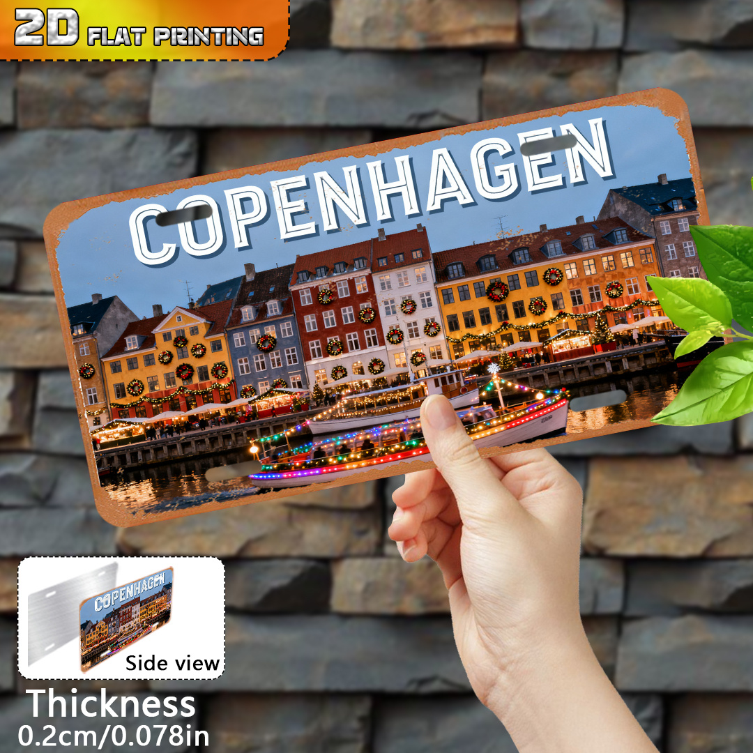 2D Flat, Copenhagen Denmark Vi - Vintage Collectible Plates review and price