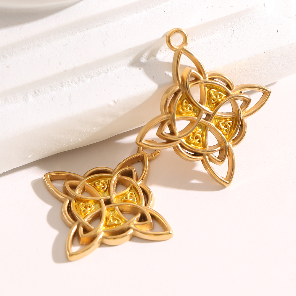 1-3PCS Gold Plated Celtic Knot - Vintage Necklace review and price