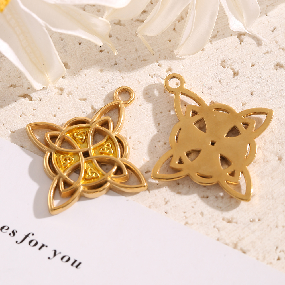 1-3PCS Gold Plated Celtic Knot - Vintage Necklace review and price