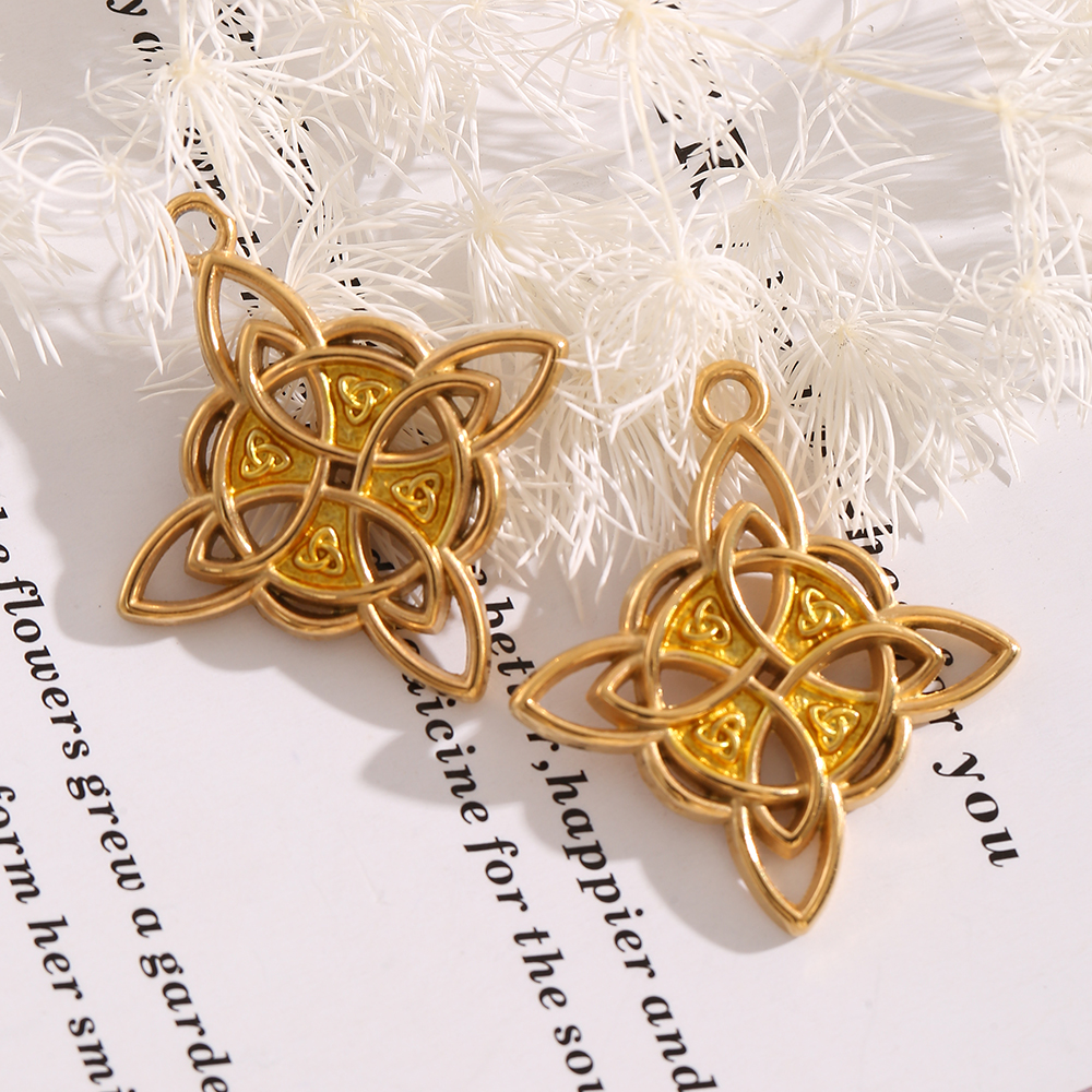 1-3PCS Gold Plated Celtic Knot - Vintage Necklace review and price