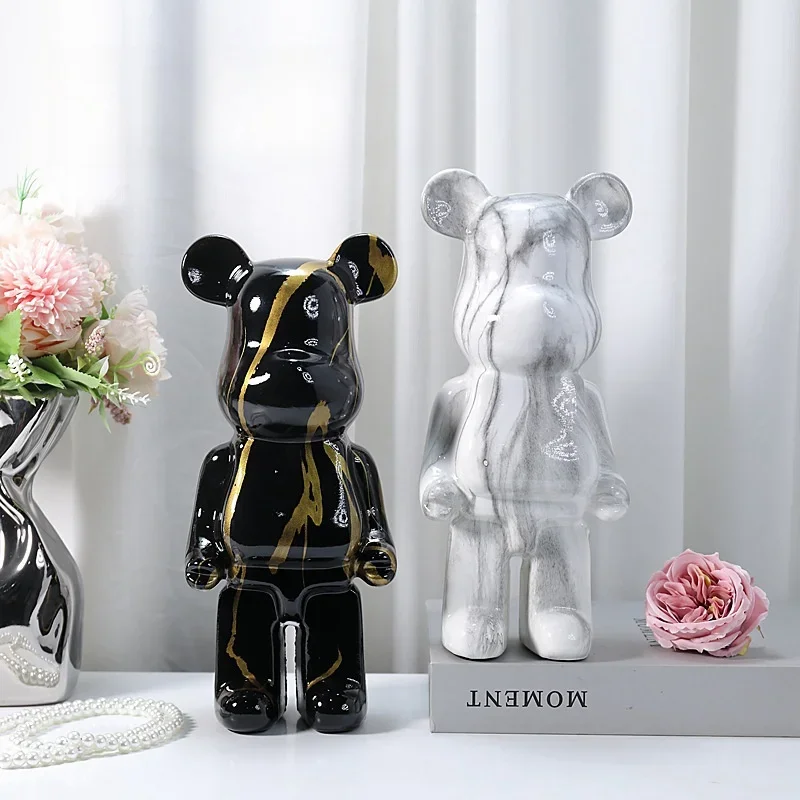 28cm Aesthetic Bear Figure Res - Vintage Collectible Marbles review and price