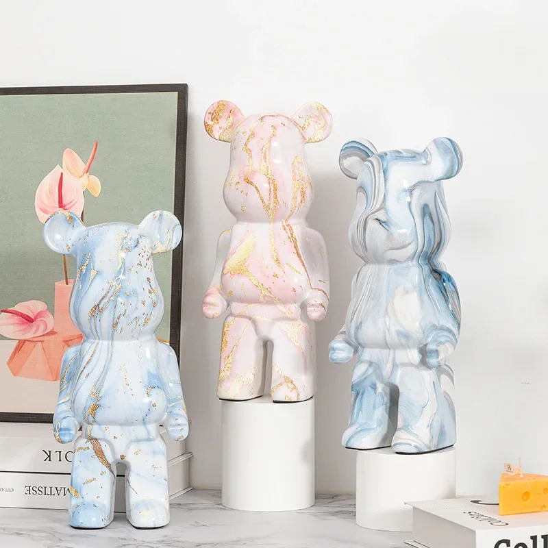 28cm Aesthetic Bear Figure Res - Vintage Collectible Marbles review and price