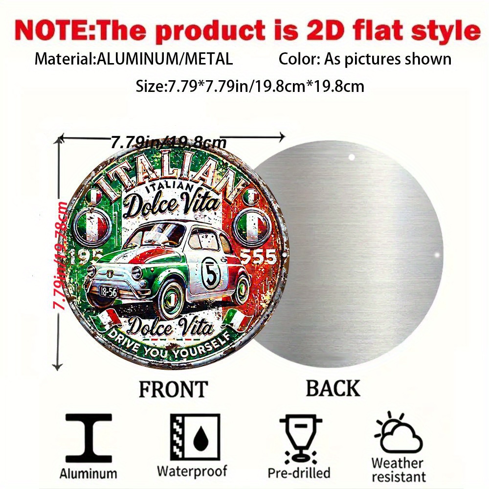 2D Flat, Italian Vintage for - - Vintage Collectible Cars review and price