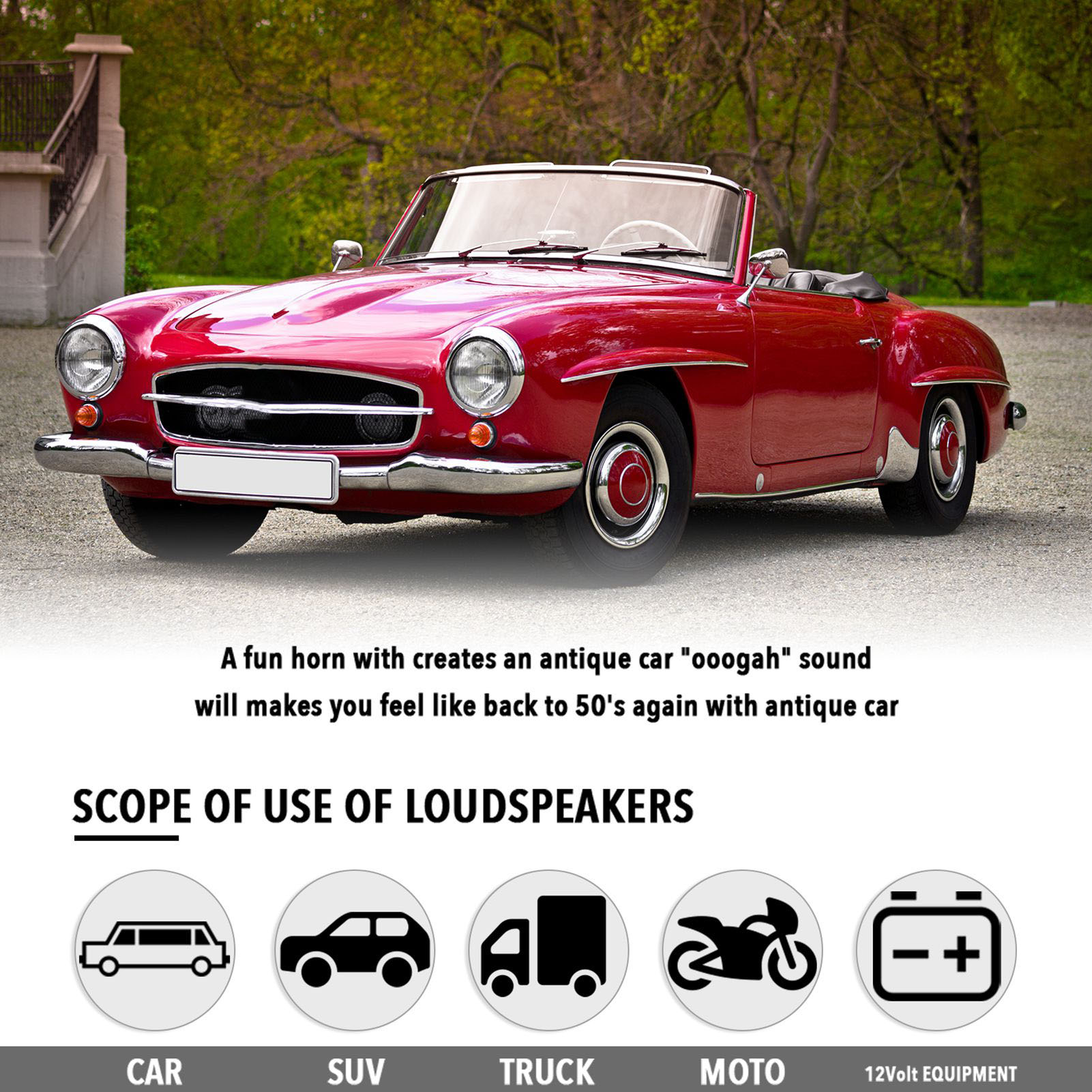 12V Vintage OO-GA Oogah Classi - Vintage Collectible Cars review and price