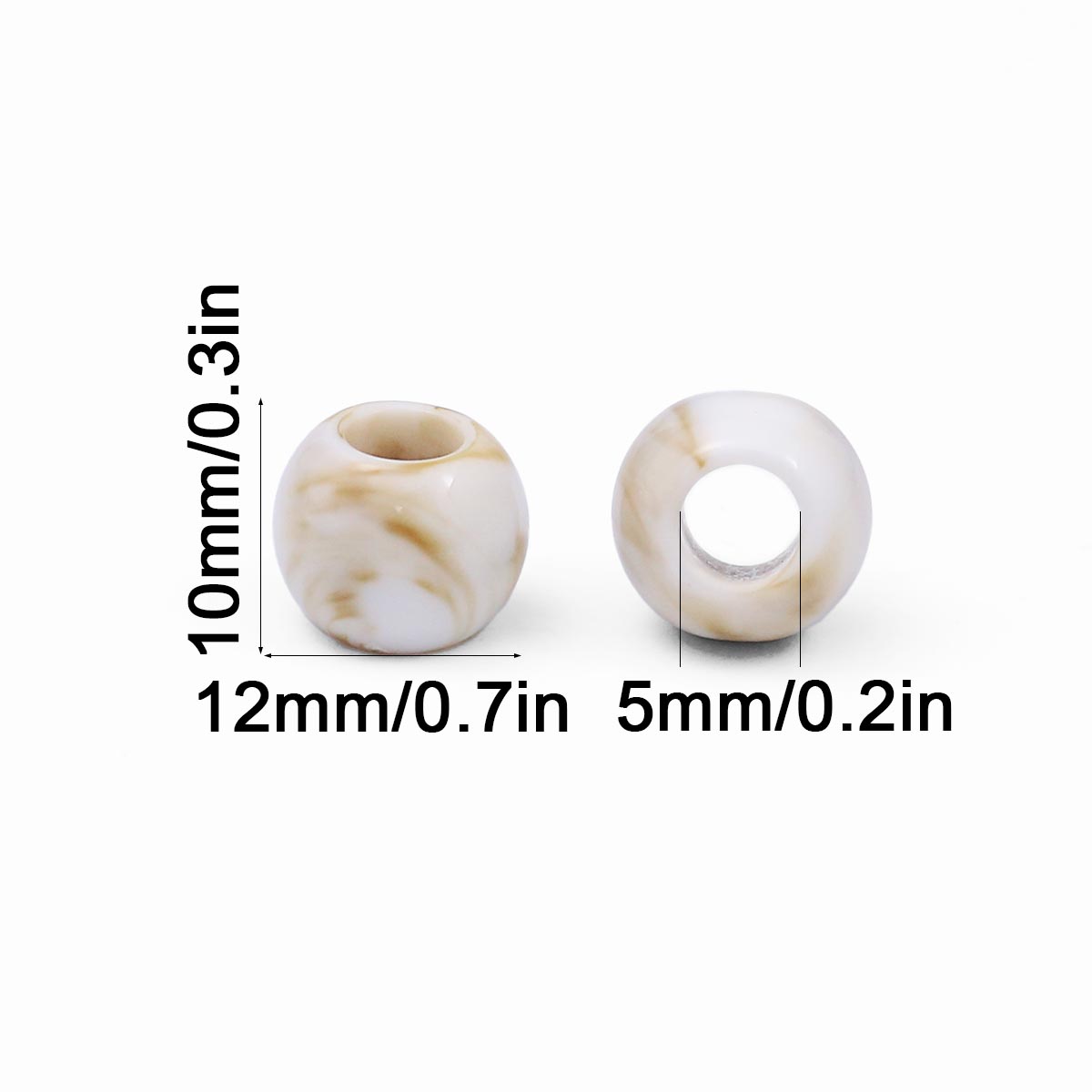 20/40/60pcs 12mm Large Hole Ma - Vintage Collectible Marbles review and price