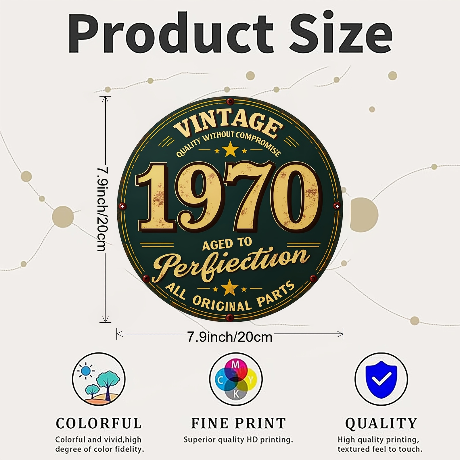 2D Flat, 1pc 1pcs 1970 Vintage - Vintage Collectible Plates review and price