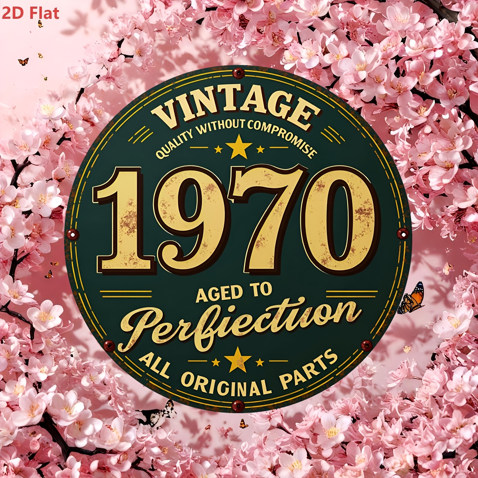 2D Flat, 1pc 1pcs 1970 Vintage - Vintage Collectible Plates review and price