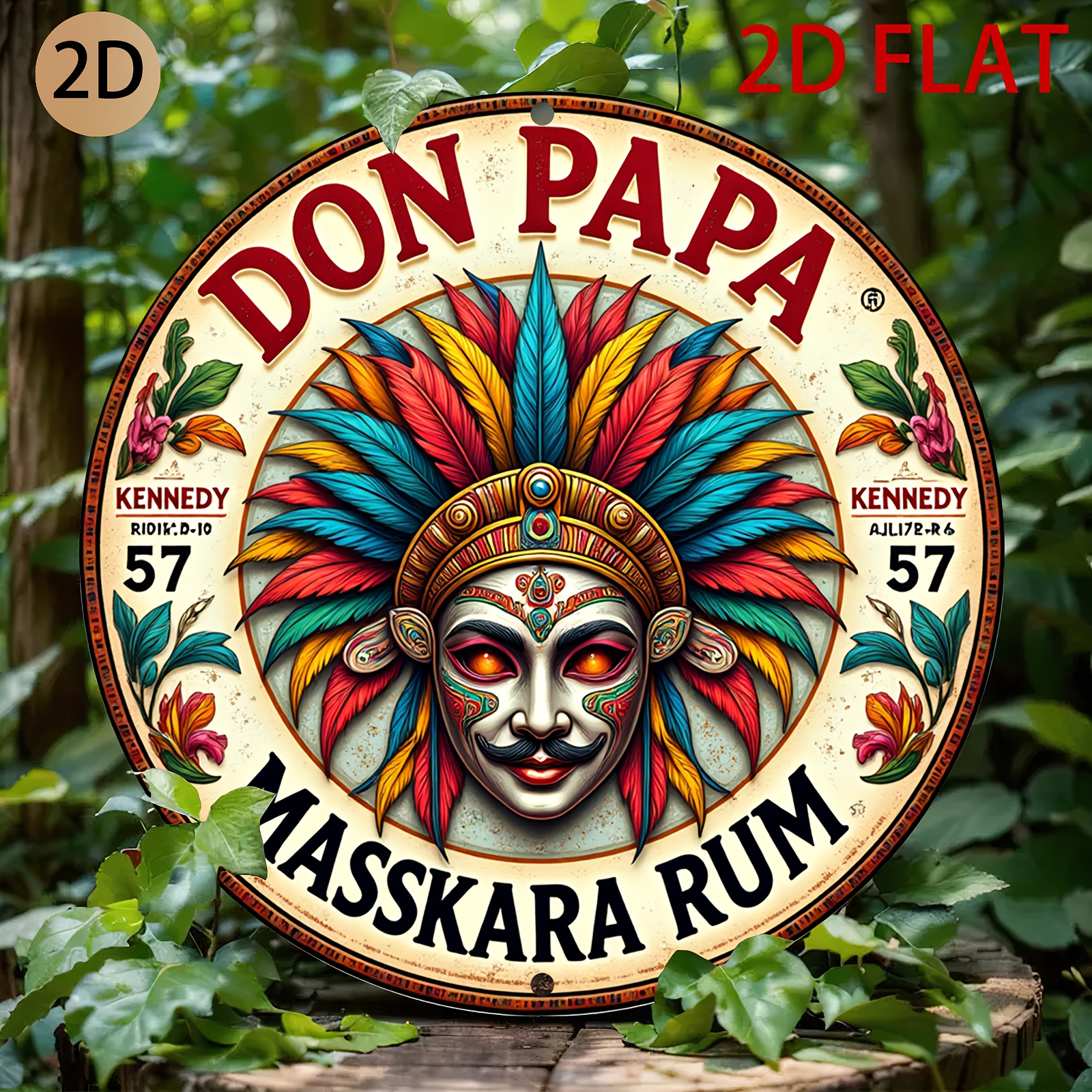 Vintage Don Papa Masskara Rum  - Vintage Collectible Plates review and price