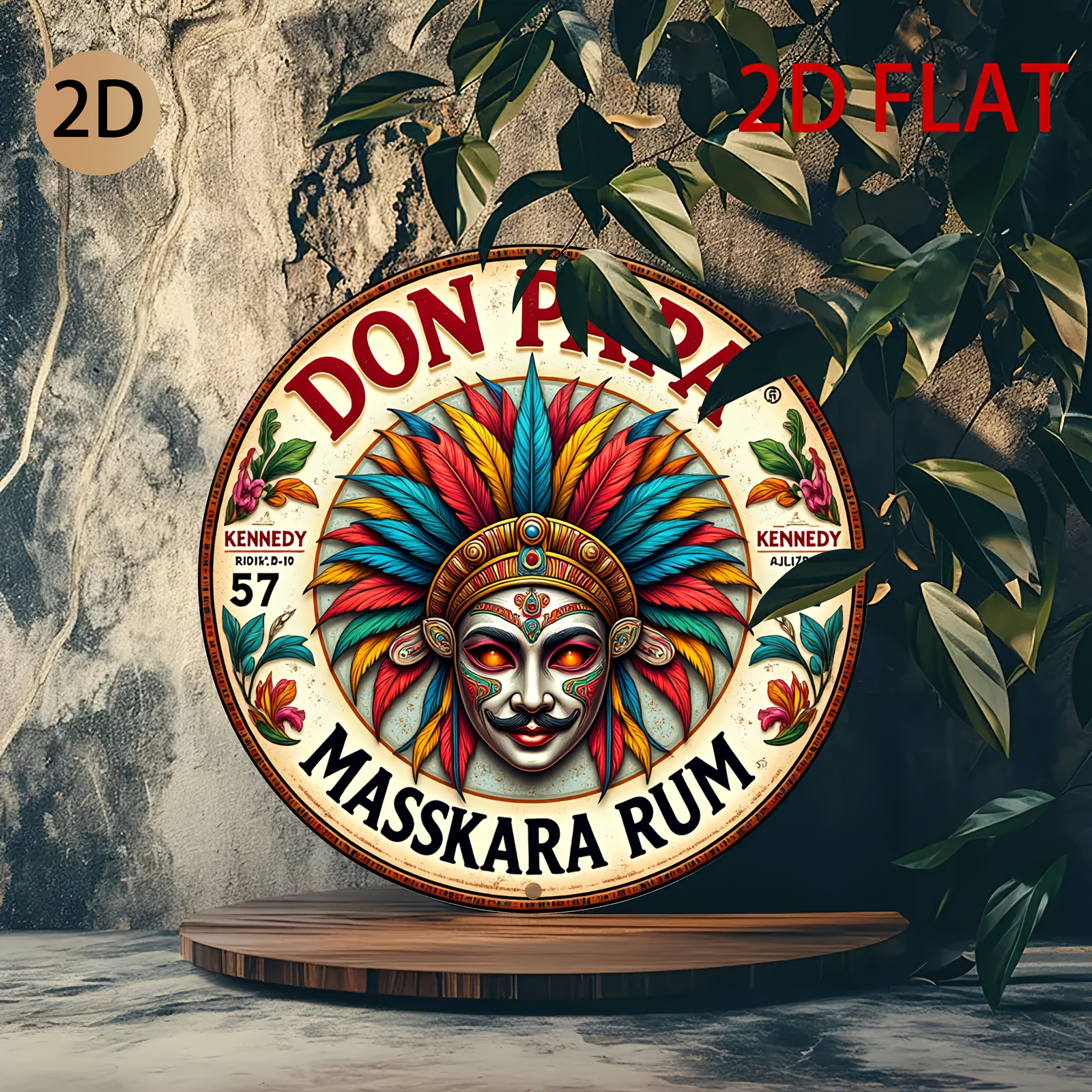 Vintage Don Papa Masskara Rum  - Vintage Collectible Plates review and price