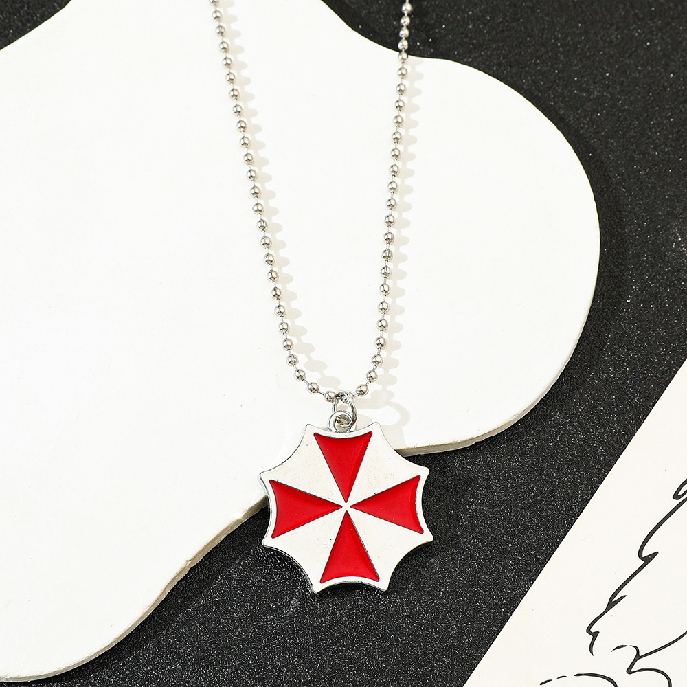Vintage Fashion Red Umbrella P - Vintage Necklace review and price