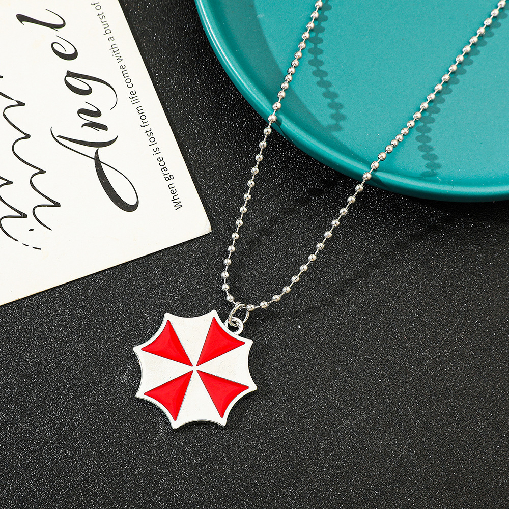 Vintage Fashion Red Umbrella P - Vintage Necklace review and price