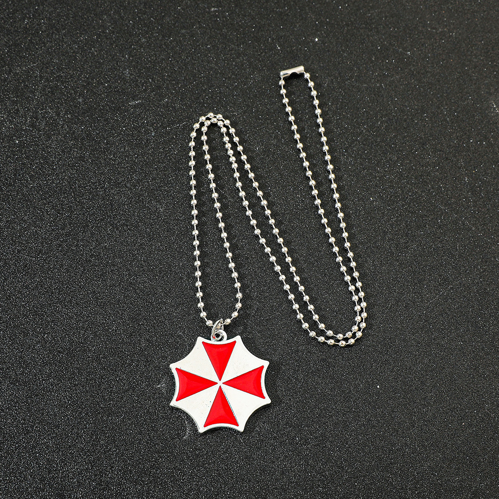 Vintage Fashion Red Umbrella P - Vintage Necklace review and price