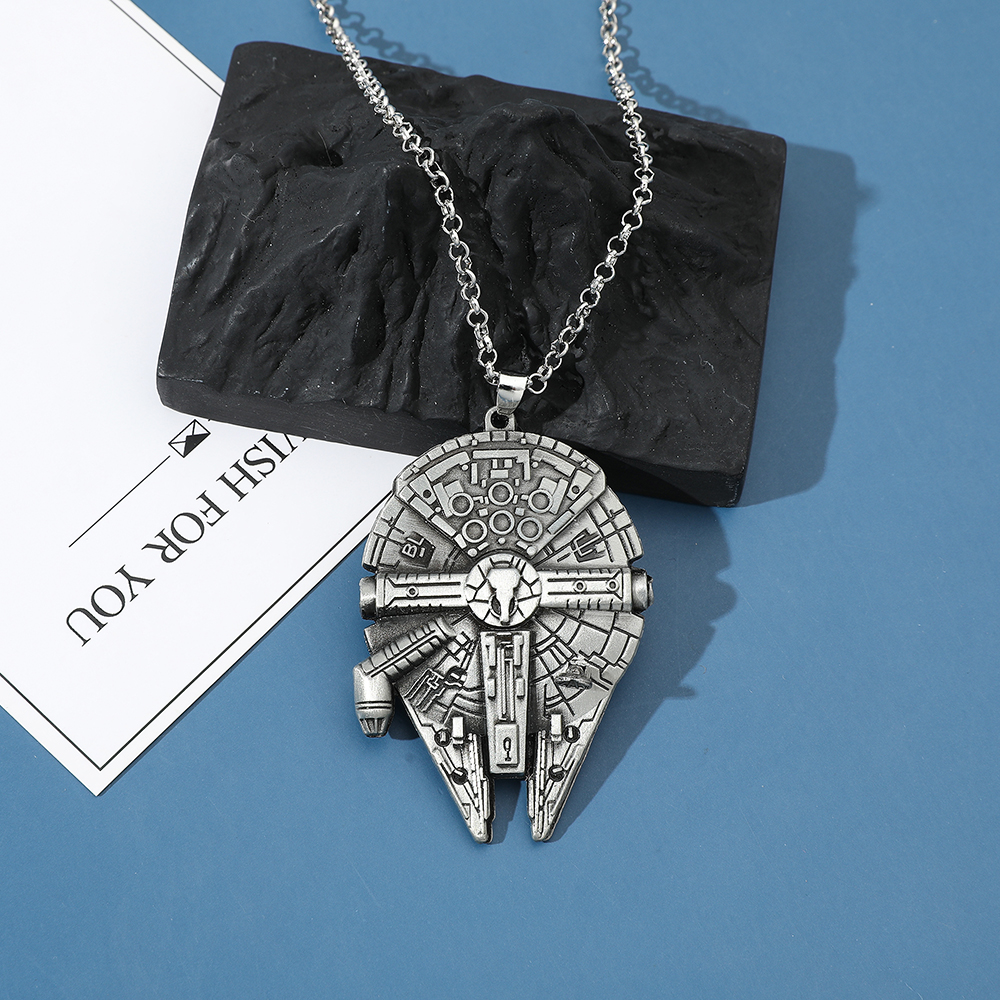 Vintage Spaceship Model Metal  - Vintage Necklace review and price