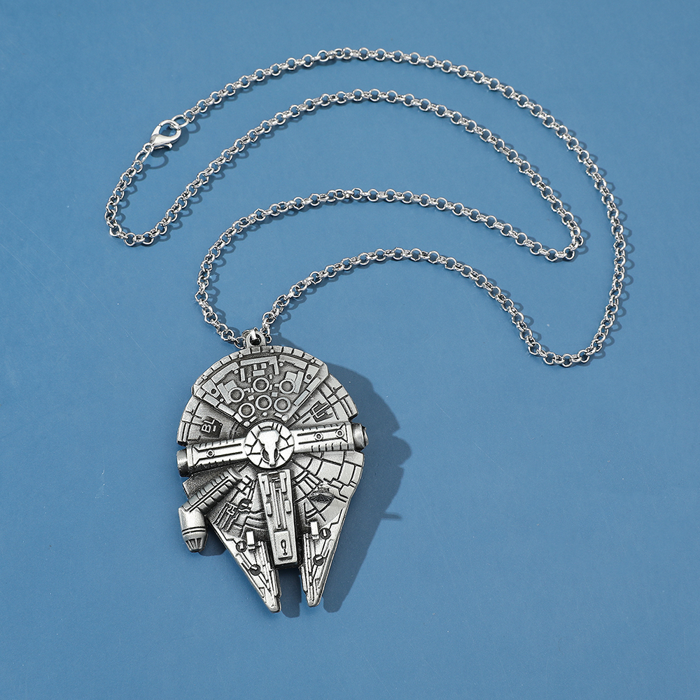 Vintage Spaceship Model Metal  - Vintage Necklace review and price
