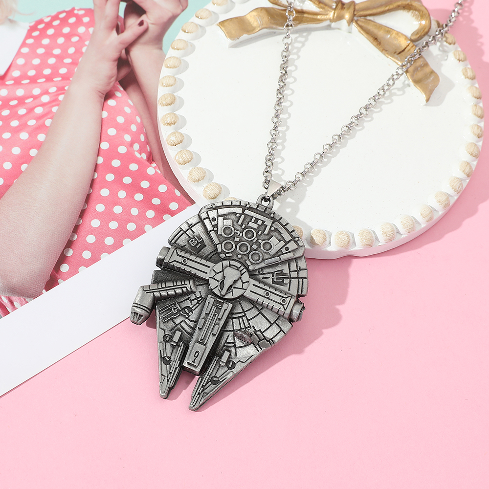 Vintage Spaceship Model Metal  - Vintage Necklace review and price