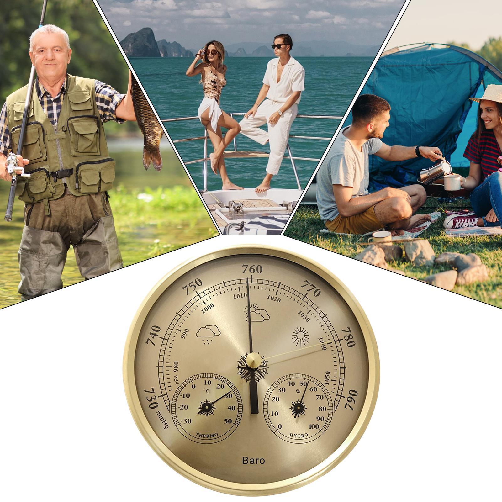 Weather Barometer Portable Tem - Analog Meter Gauge review and price