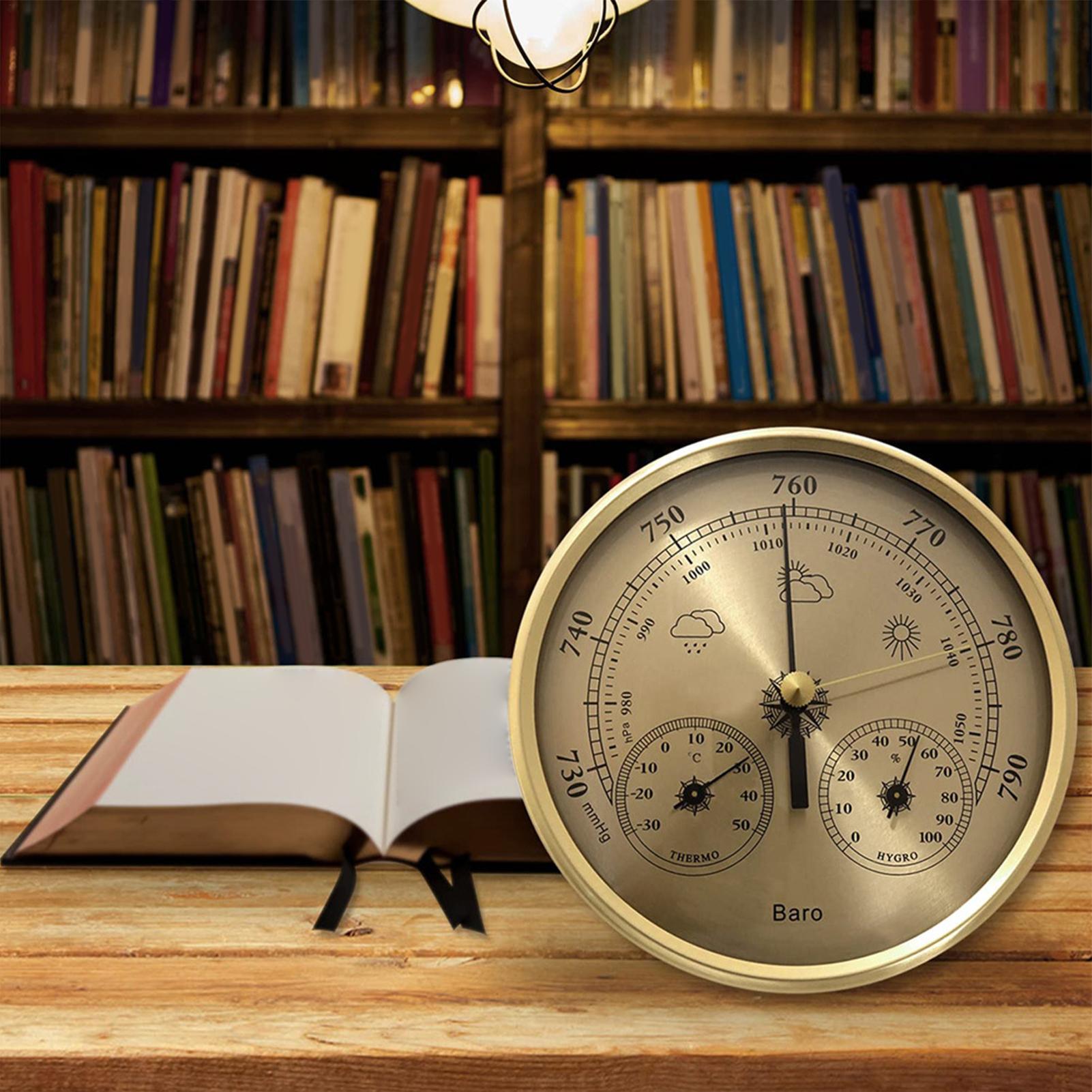 Weather Barometer Portable Tem - Analog Meter Gauge review and price
