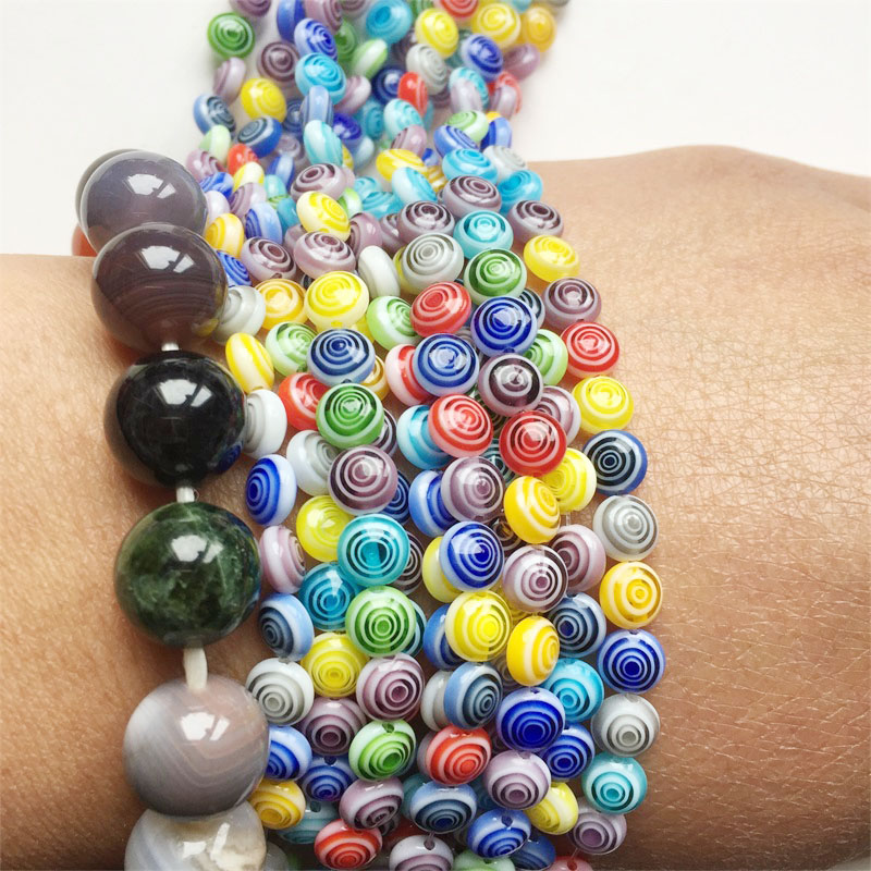 Ped Circles Flower Murano Mill - Vintage Collectible Marbles review and price