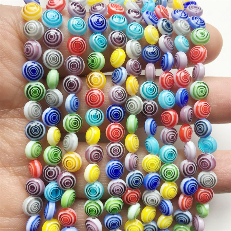 Ped Circles Flower Murano Mill - Vintage Collectible Marbles review and price