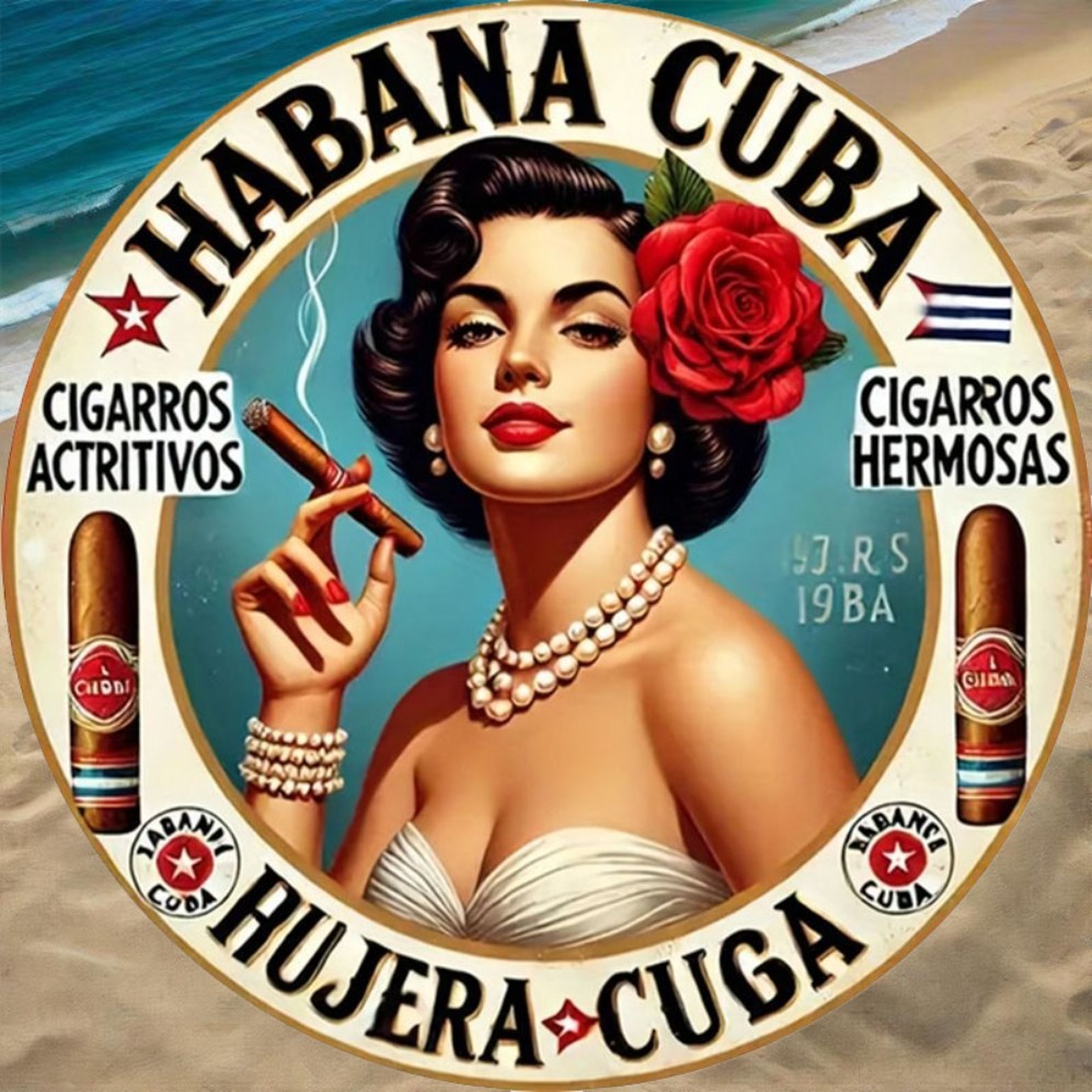 Vintage Havana Style Cigar Gir - Vintage Collectible Plates review and price