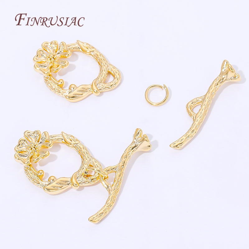 18K Gold Plated Flower Branch  - Vintage Necklace review and price