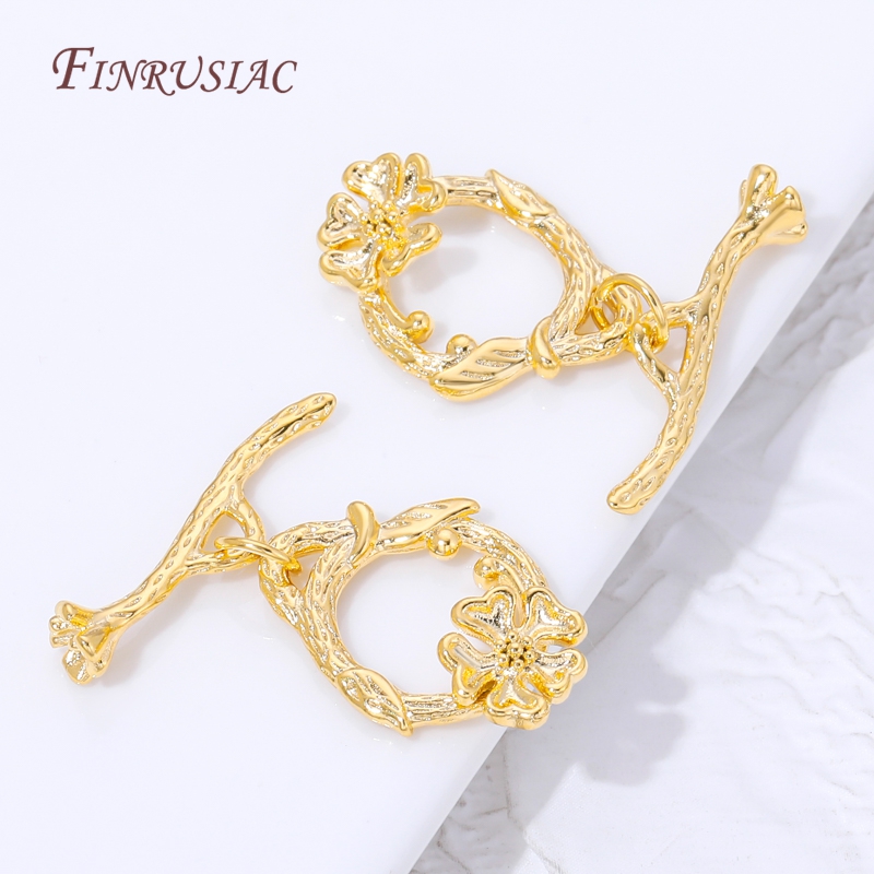 18K Gold Plated Flower Branch  - Vintage Necklace review and price