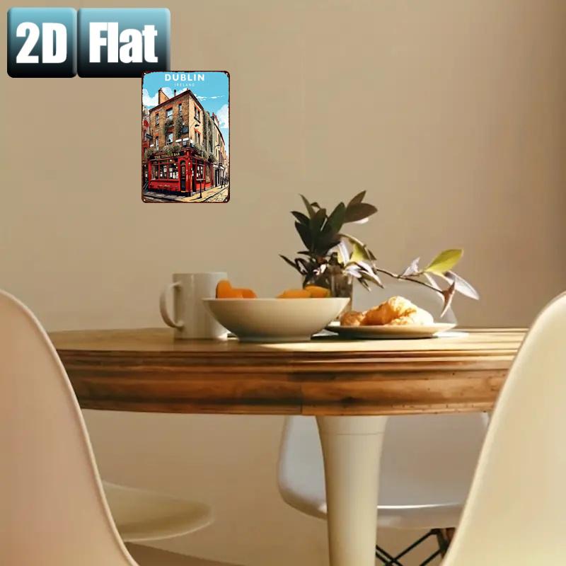 Dublin Ireland Temple Bar Meta - Vintage Collectible Plates review and price