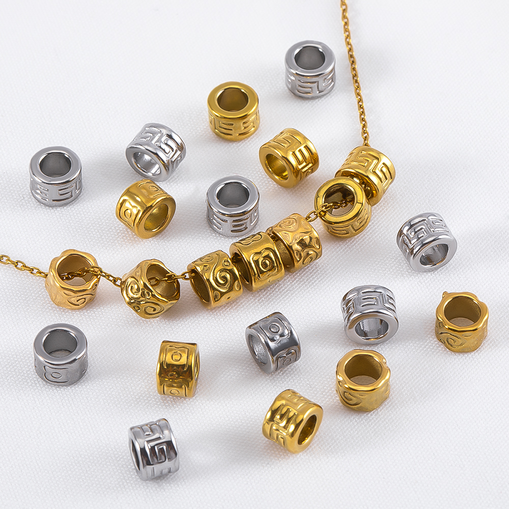 5pcs 4x6mm Stainless Steel Lar - Vintage Necklace review and price