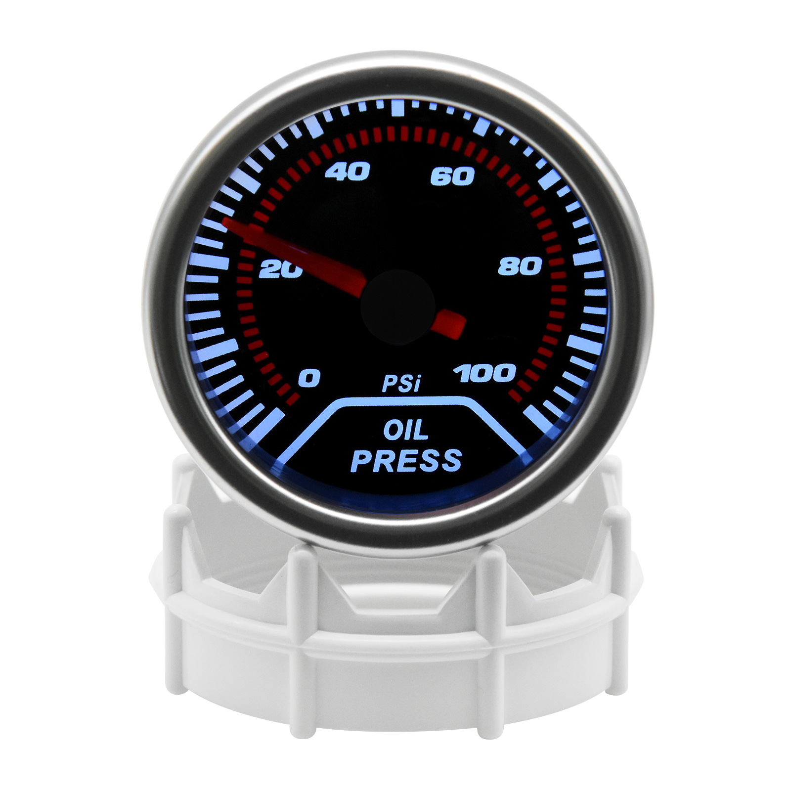 0~100PSI Oil Press Gauge White - Analog Meter Gauge review and price
