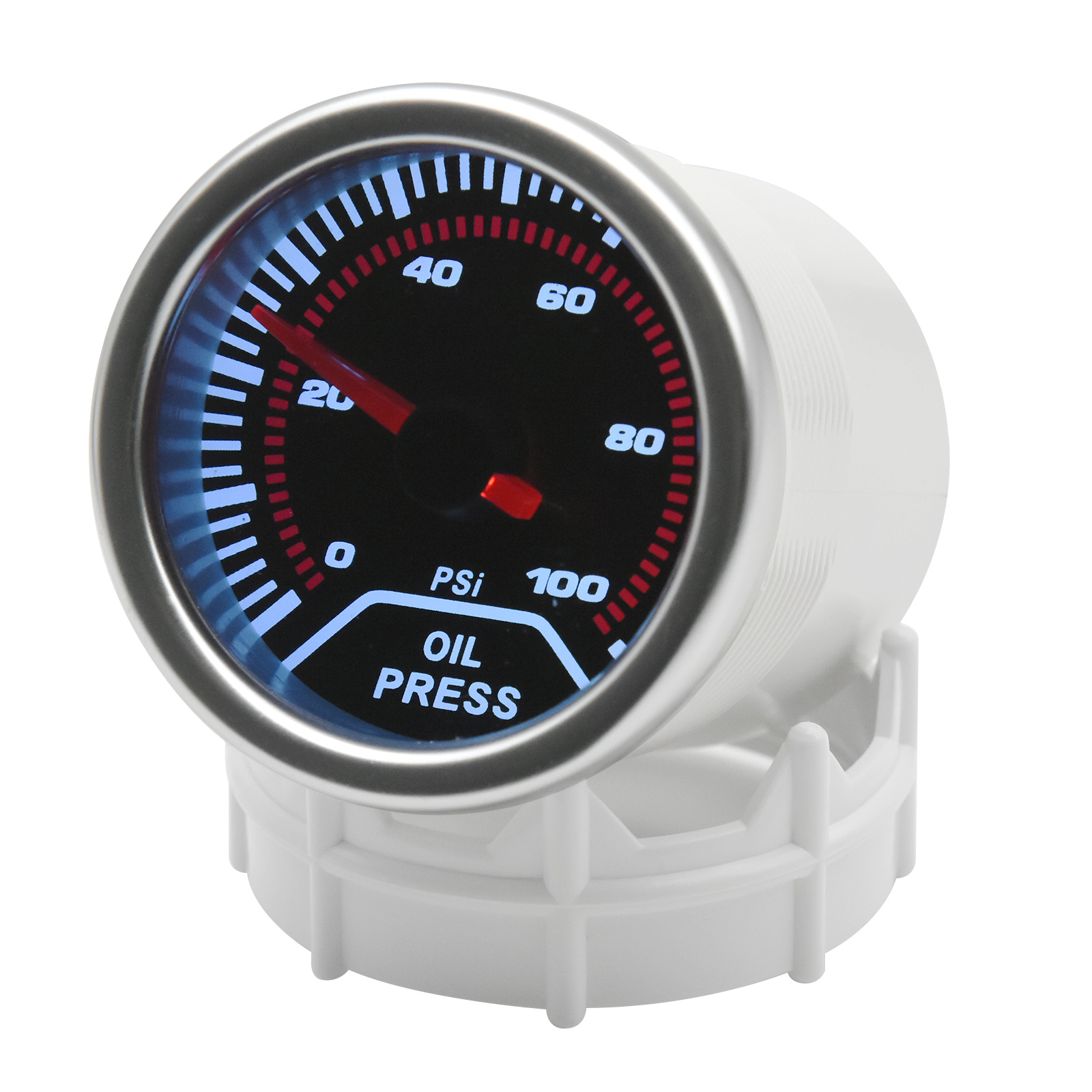 0~100PSI Oil Press Gauge White - Analog Meter Gauge review and price