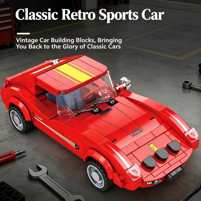 Classic red vintage sports car - Vintage Collectible Cars review and price
