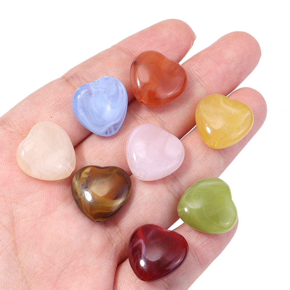 30pcs/lot Heart Shape Acrylic  - Vintage Collectible Marbles review and price